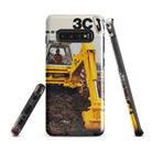 The Tractor Mugs Store Samsung Galaxy S10 Plus JCB 3C II Advert | Tough case for Samsung® Quality Farmers Merch
