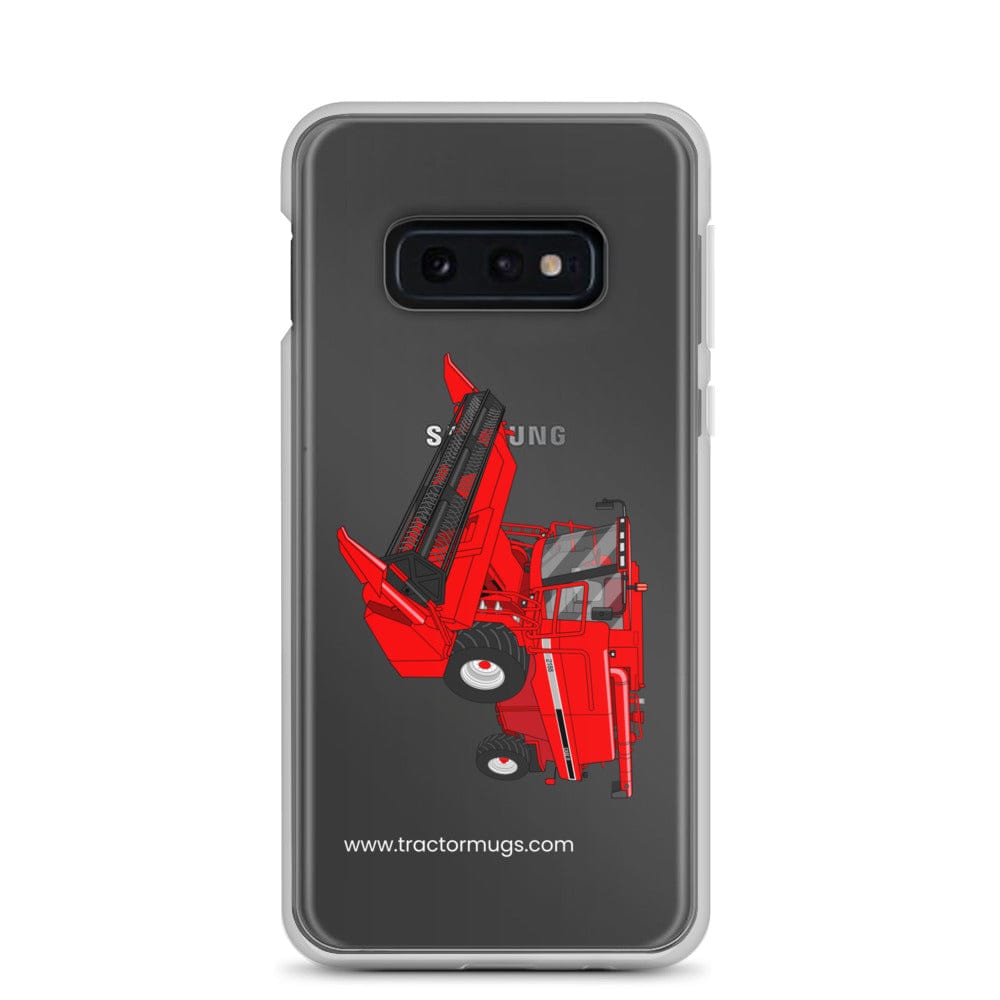 The Tractor Mugs Store Samsung Galaxy S10e Case IH Axial Flow 2188 Harvester | Clear Case for Samsung® Quality Farmers Merch