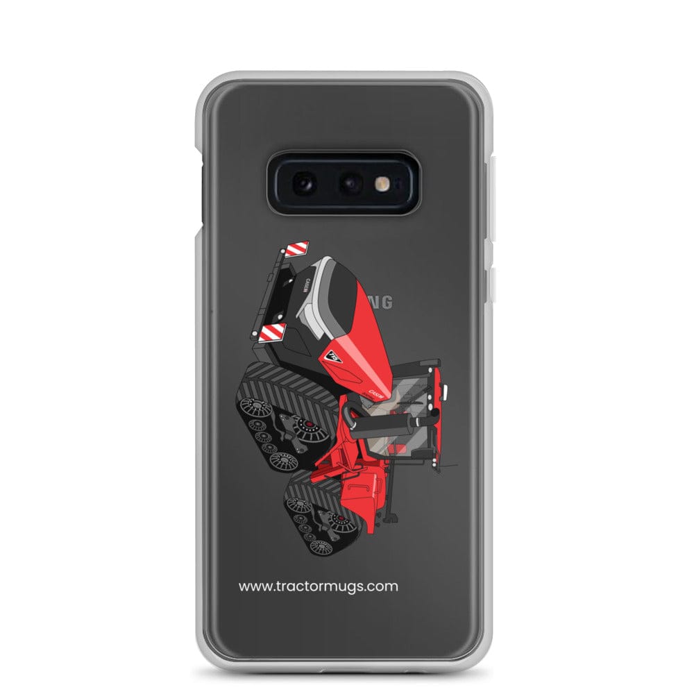The Tractor Mugs Store Samsung Galaxy S10e Case IH Quadtrac 715 | Clear Case for Samsung® Quality Farmers Merch