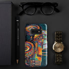 The Tractor Mugs Store Samsung Galaxy S10e Deutz Fahr DX 140 | Splash Art Tough case for Samsung® Quality Farmers Merch