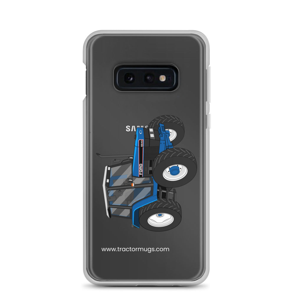 The Tractor Mugs Store Samsung Galaxy S10e Ford 6640 SE 4WD | Clear Case for Samsung® Quality Farmers Merch
