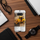 The Tractor Mugs Store Samsung Galaxy S10e JCB 415 Loader Advert | Tough case for Samsung® Quality Farmers Merch