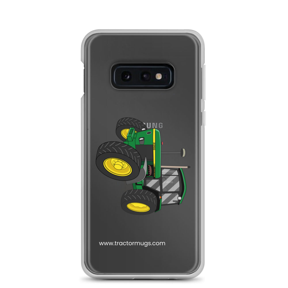 The Tractor Mugs Store Samsung Galaxy S10e John Deere 3350 4WD | Clear Case for Samsung® Quality Farmers Merch