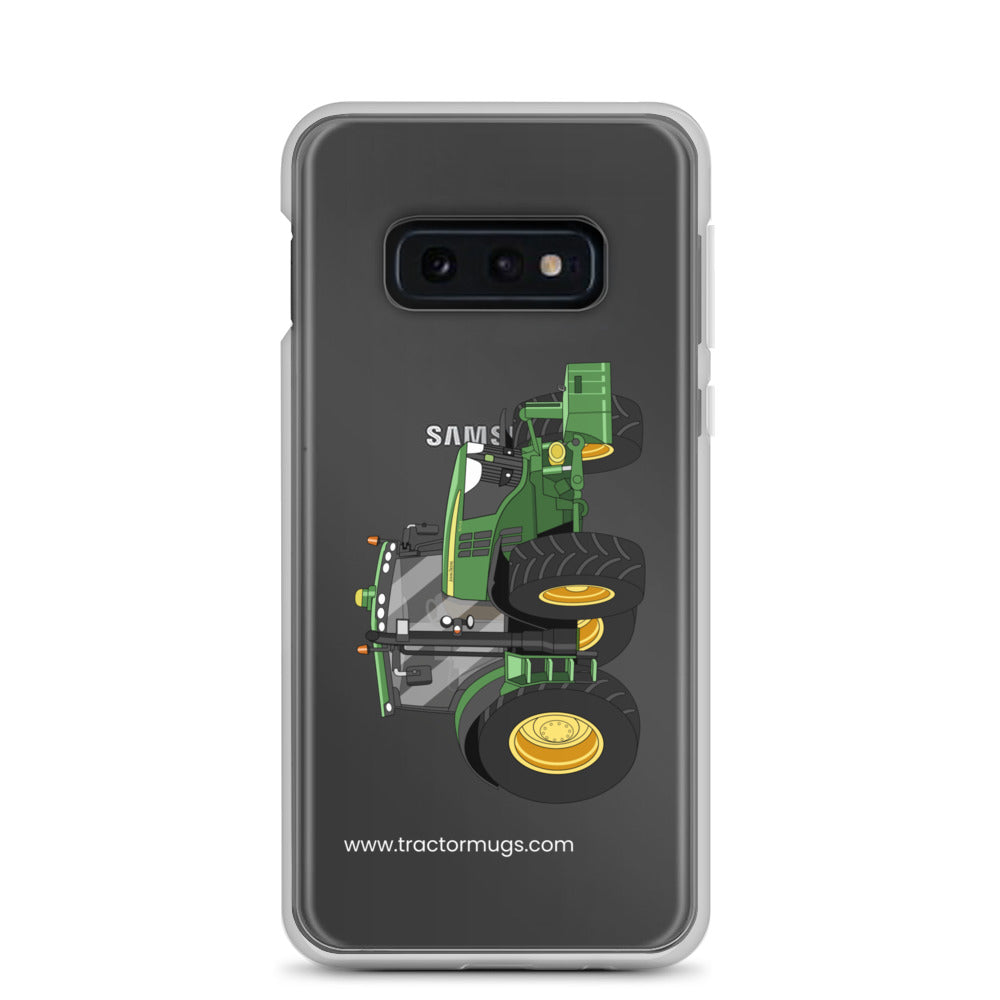 The Tractor Mugs Store Samsung Galaxy S10e John Deere 6210 R | Clear Case for Samsung® Quality Farmers Merch