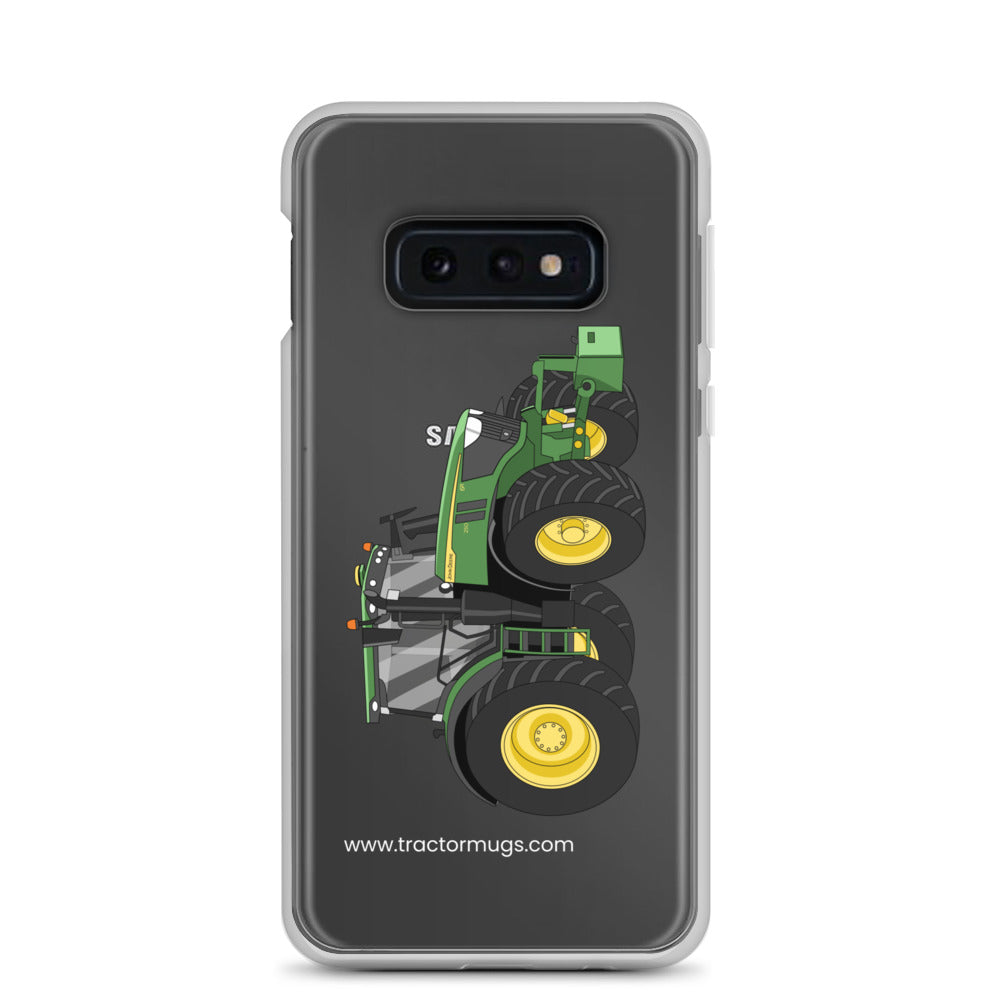 The Tractor Mugs Store Samsung Galaxy S10e John Deere 6R | Clear Case for Samsung® Quality Farmers Merch