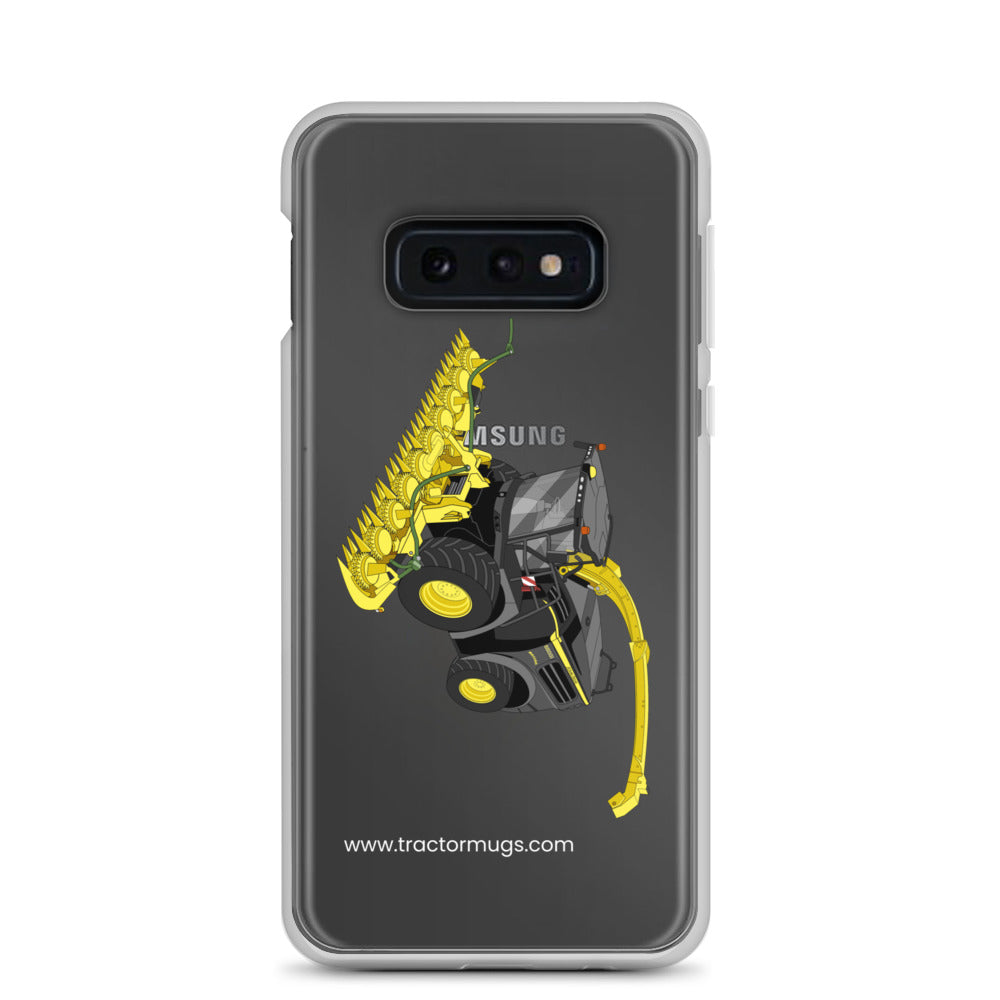 The Tractor Mugs Store Samsung Galaxy S10e John Deere 8800 Black Beauty Silage Harvester | Clear Case for Samsung® Quality Farmers Merch