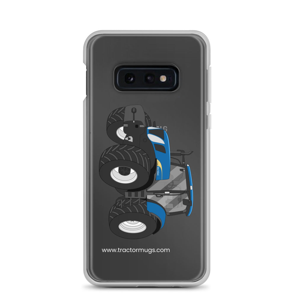The Tractor Mugs Store Samsung Galaxy S10e New Holland The 7040-1 | Clear Case for Samsung® Quality Farmers Merch