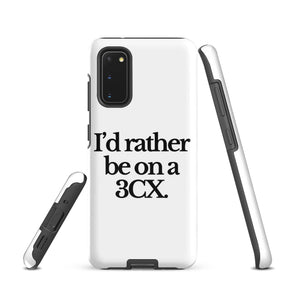 The Tractor Mugs Store Samsung Galaxy S20 I'D RATHER BE ON A 3CX | Tough case for Samsung® Quality Farmers Merch
