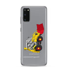 The Tractor Mugs Store Samsung Galaxy S20 JCB 3CX 70th Anniversary Edition | Clear Case for Samsung® Quality Farmers Merch