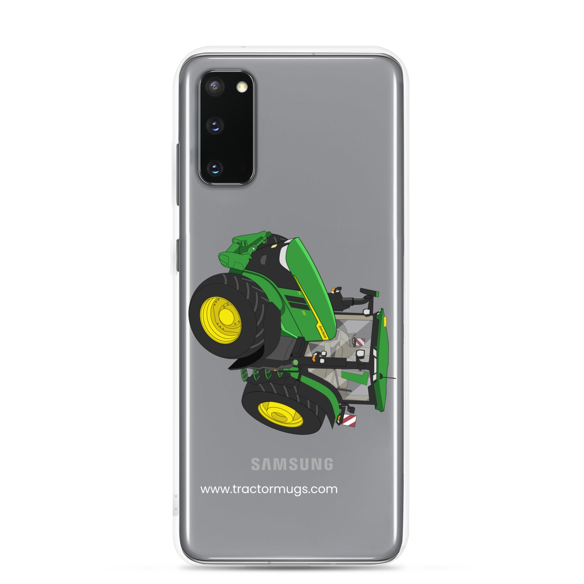 The Tractor Mugs Store Samsung Galaxy S20 John Deere 7R 350 auto power | Clear Case for Samsung® Quality Farmers Merch