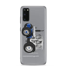 The Tractor Mugs Store Samsung Galaxy S20 Jubilee Edition Silver Tractor | Clear Case for Samsung® Quality Farmers Merch