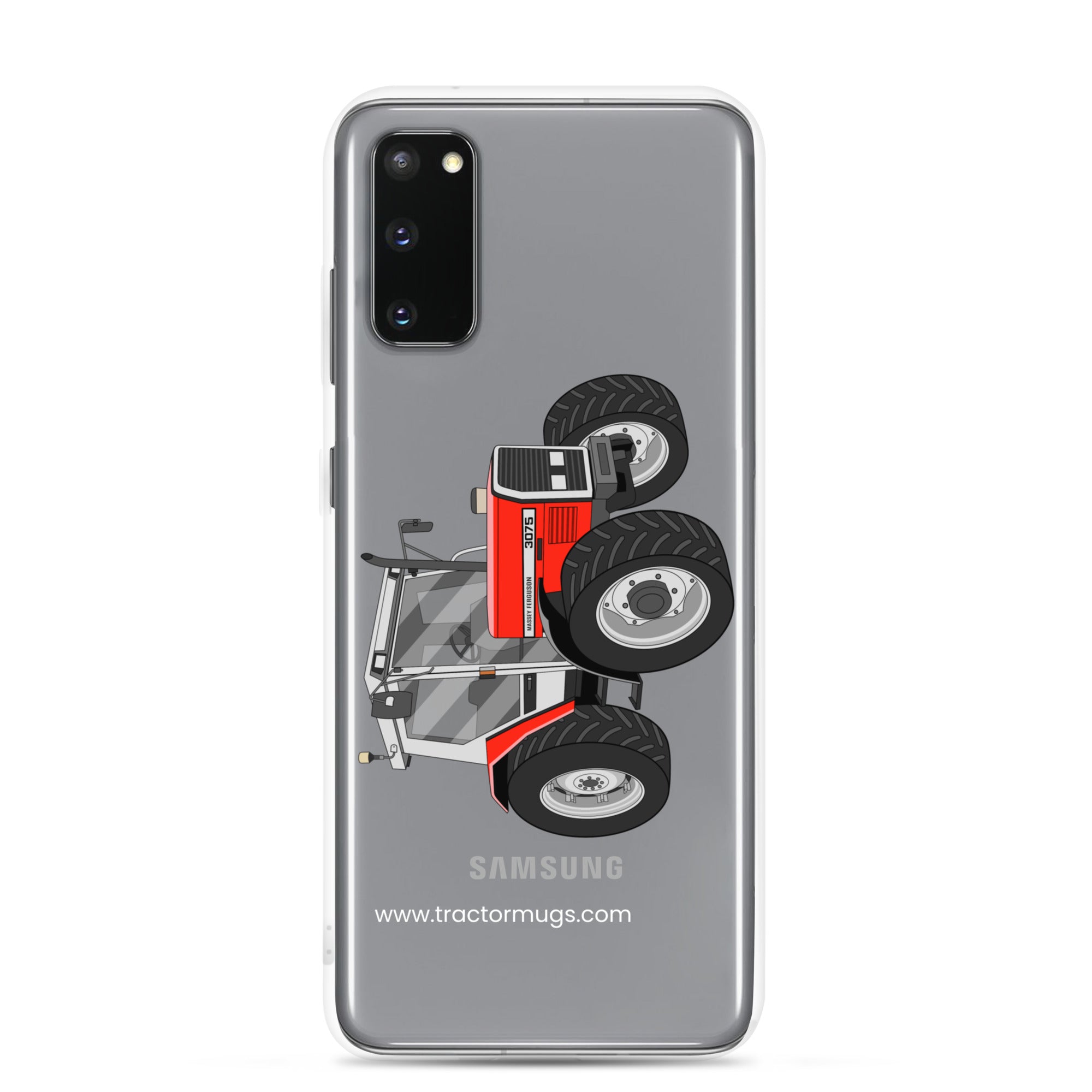 The Tractor Mugs Store Samsung Galaxy S20 Massey Ferguson 3075  |  Clear Case for Samsung® Quality Farmers Merch