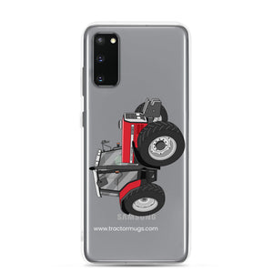 The Tractor Mugs Store Samsung Galaxy S20 Massey Ferguson 6180 | Clear Case for Samsung® Quality Farmers Merch