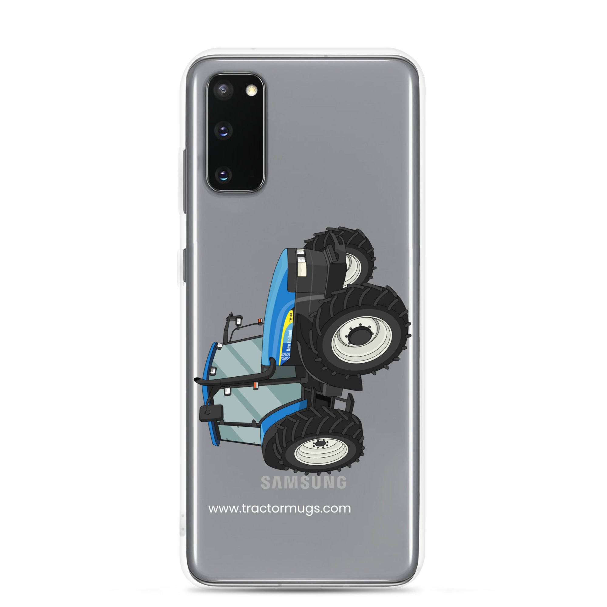 The Tractor Mugs Store Samsung Galaxy S20 New Holland TM 140 | Clear Case for Samsung® Quality Farmers Merch