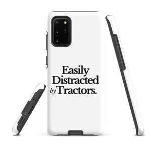 The Tractor Mugs Store Samsung Galaxy S20 Plus EASILY DISTRACTED BY TRACTORS | Tough case for Samsung® Quality Farmers Merch