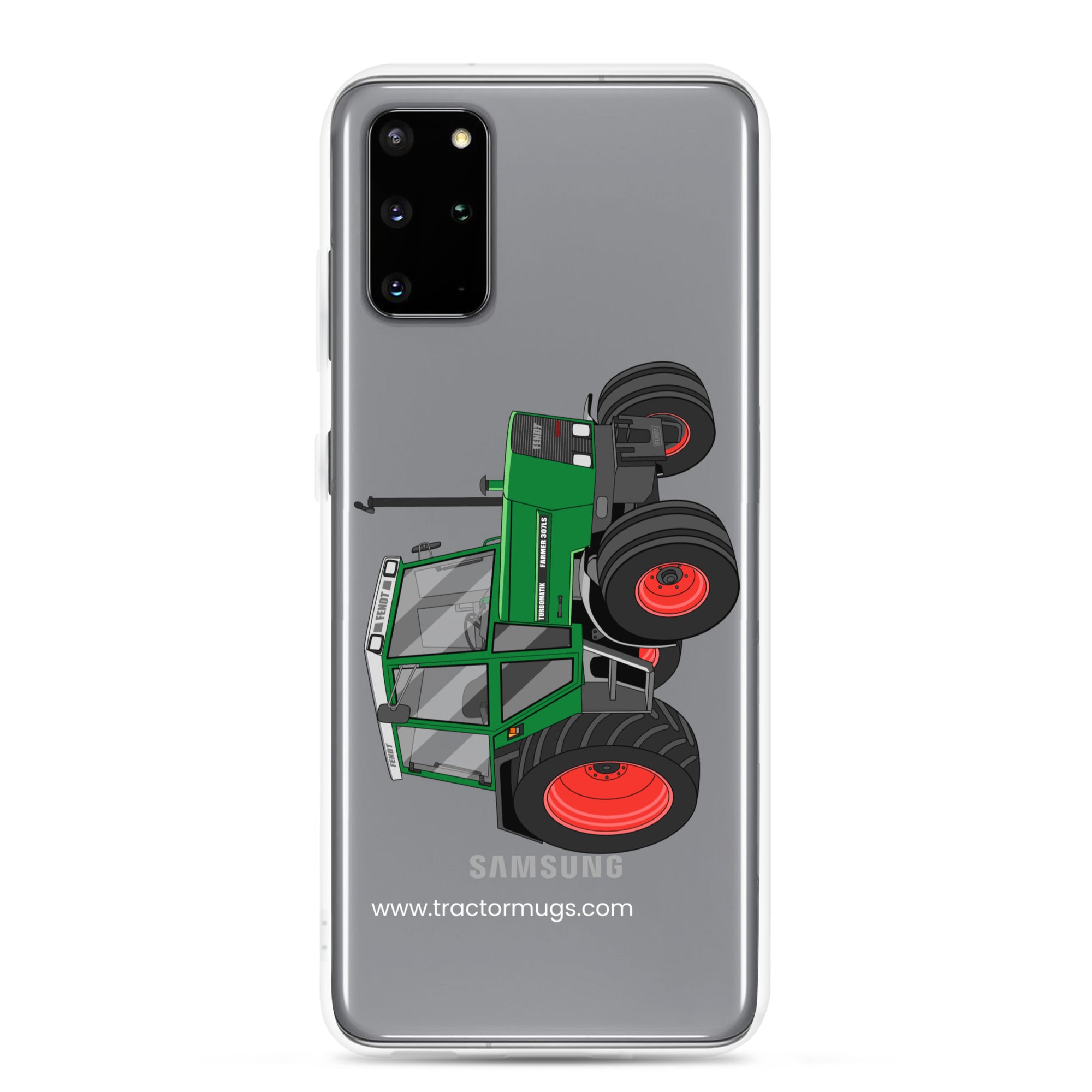 The Tractor Mugs Store Samsung Galaxy S20 Plus Fendt Farmer TURBOMATIK 307 LSA  |  Clear Case for Samsung® Quality Farmers Merch