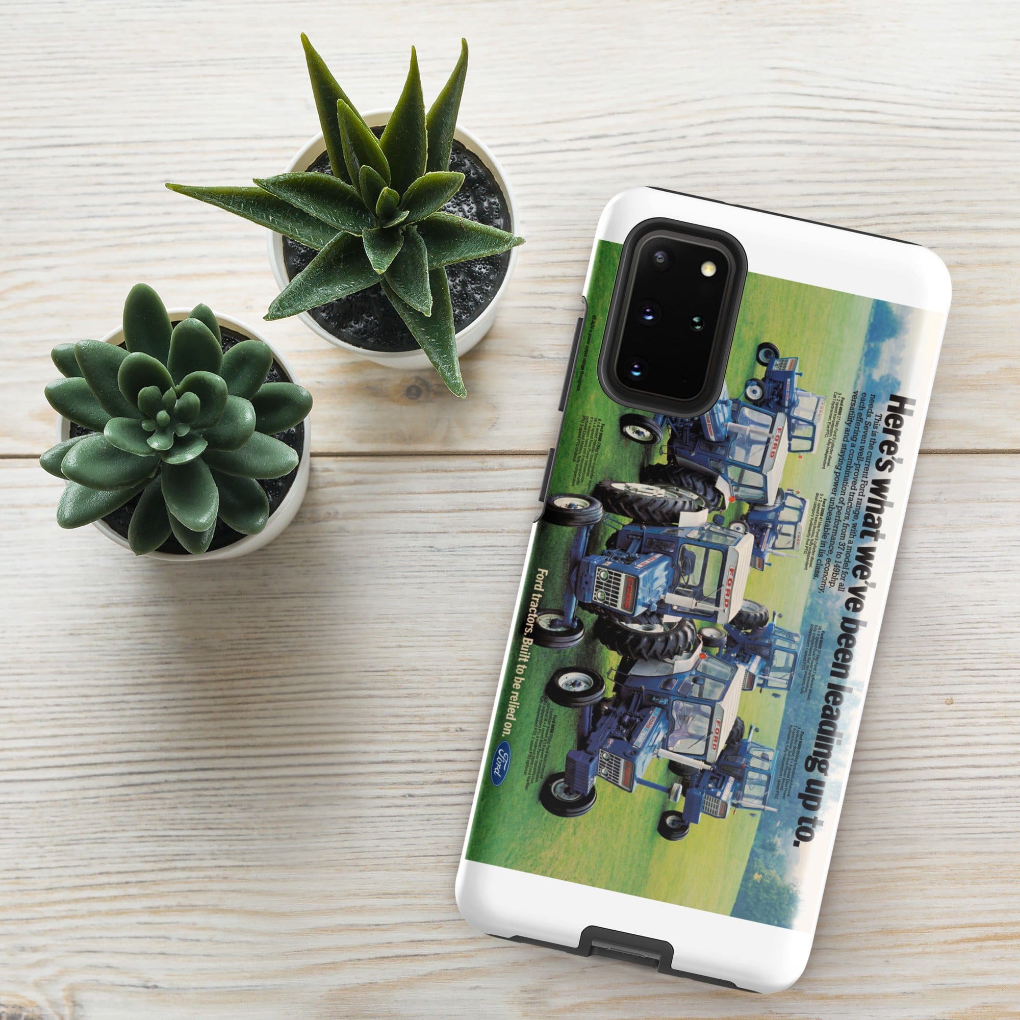 The Tractor Mugs Store Samsung Galaxy S20 Plus Ford '000 Series Advert | Tough case for Samsung® Quality Farmers Merch