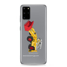 The Tractor Mugs Store Samsung Galaxy S20 Plus JCB 4D Backhoe | Clear Case for Samsung® Quality Farmers Merch