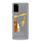 The Tractor Mugs Store Samsung Galaxy S20 Plus JCB 814 Super | Clear Case for Samsung® Quality Farmers Merch