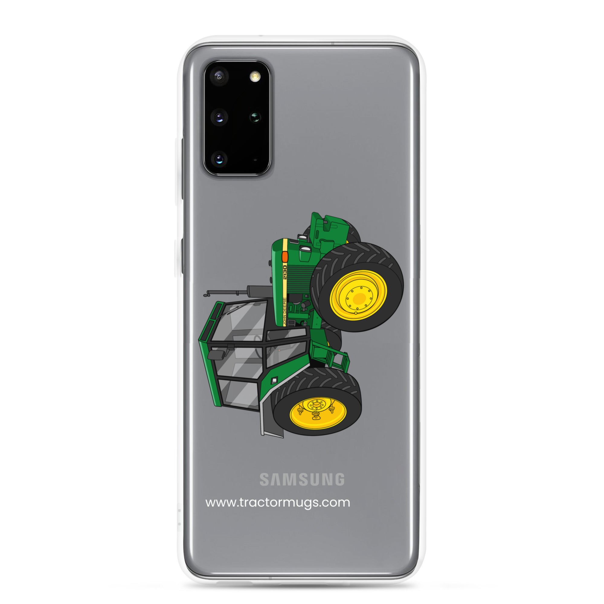 The Tractor Mugs Store Samsung Galaxy S20 Plus John Deere 2130 | Clear Case for Samsung® Quality Farmers Merch