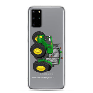 The Tractor Mugs Store Samsung Galaxy S20 Plus John Deere 6120 M | Clear Case for Samsung® Quality Farmers Merch