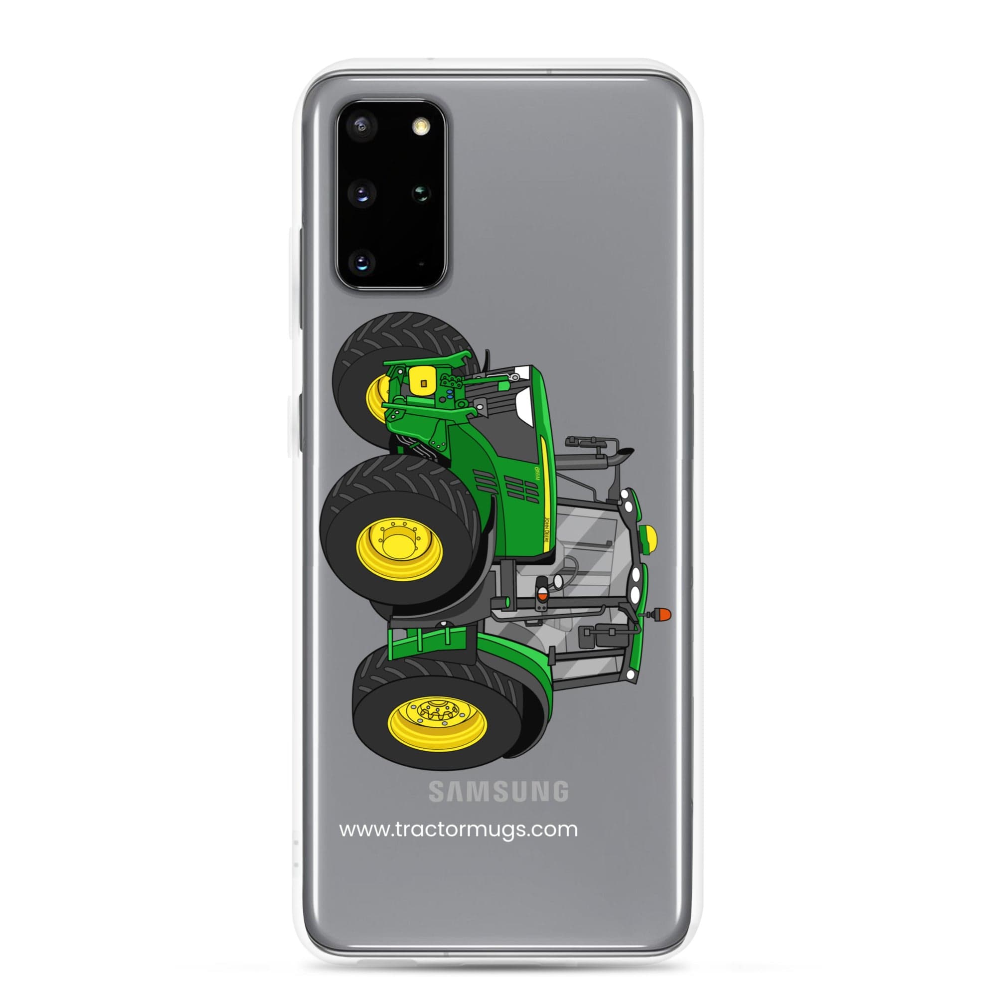 The Tractor Mugs Store Samsung Galaxy S20 Plus John Deere 6155 M | Clear Case for Samsung® Quality Farmers Merch
