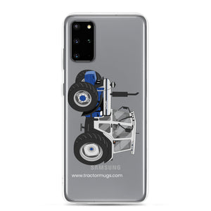 The Tractor Mugs Store Samsung Galaxy S20 Plus Jubilee Edition Silver Tractor | Clear Case for Samsung® Quality Farmers Merch