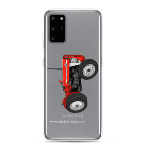 The Tractor Mugs Store Samsung Galaxy S20 Plus Massey Ferguson 135  |  Clear Case for Samsung® Quality Farmers Merch