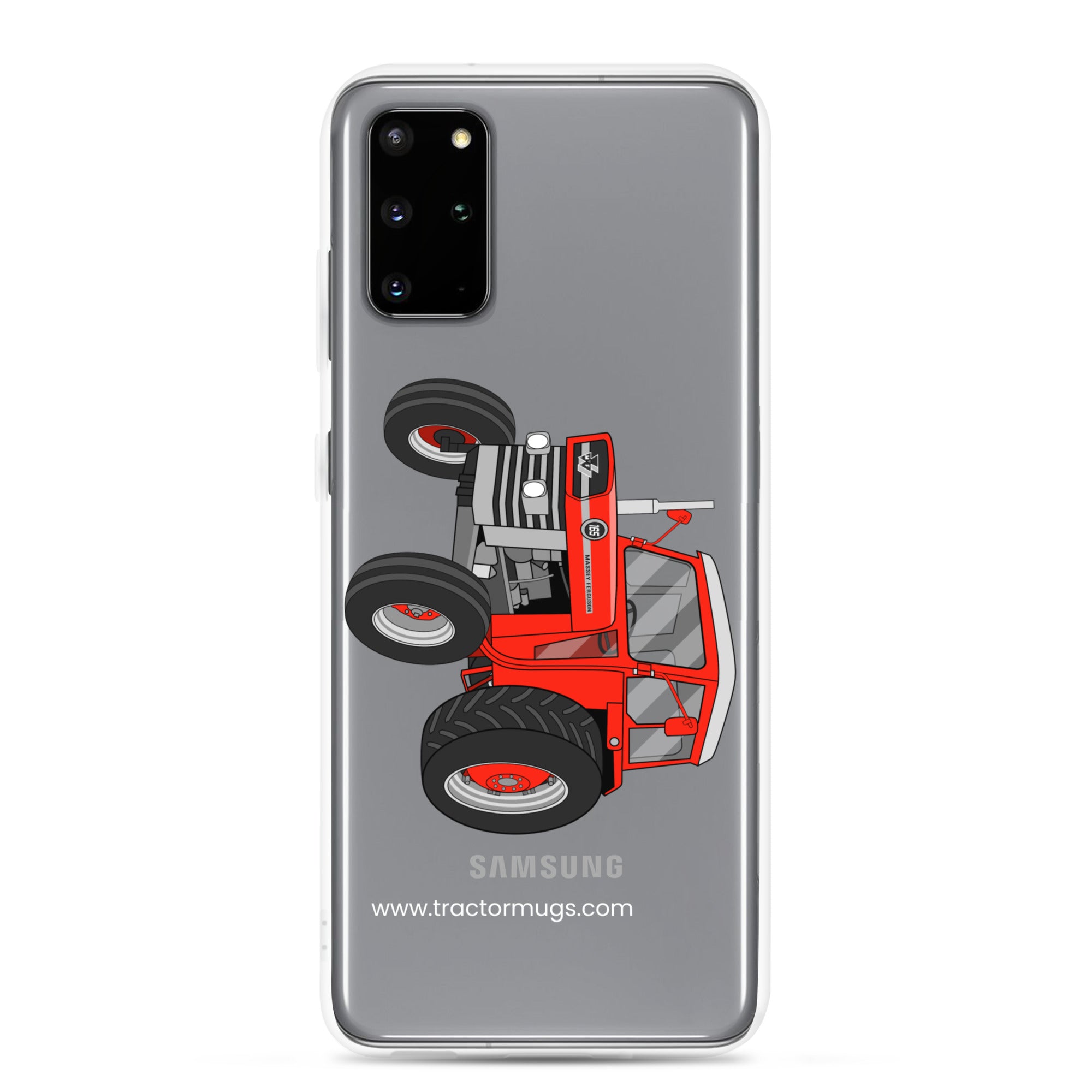 The Tractor Mugs Store Samsung Galaxy S20 Plus Massey Ferguson 165 | Clear Case for Samsung® Quality Farmers Merch