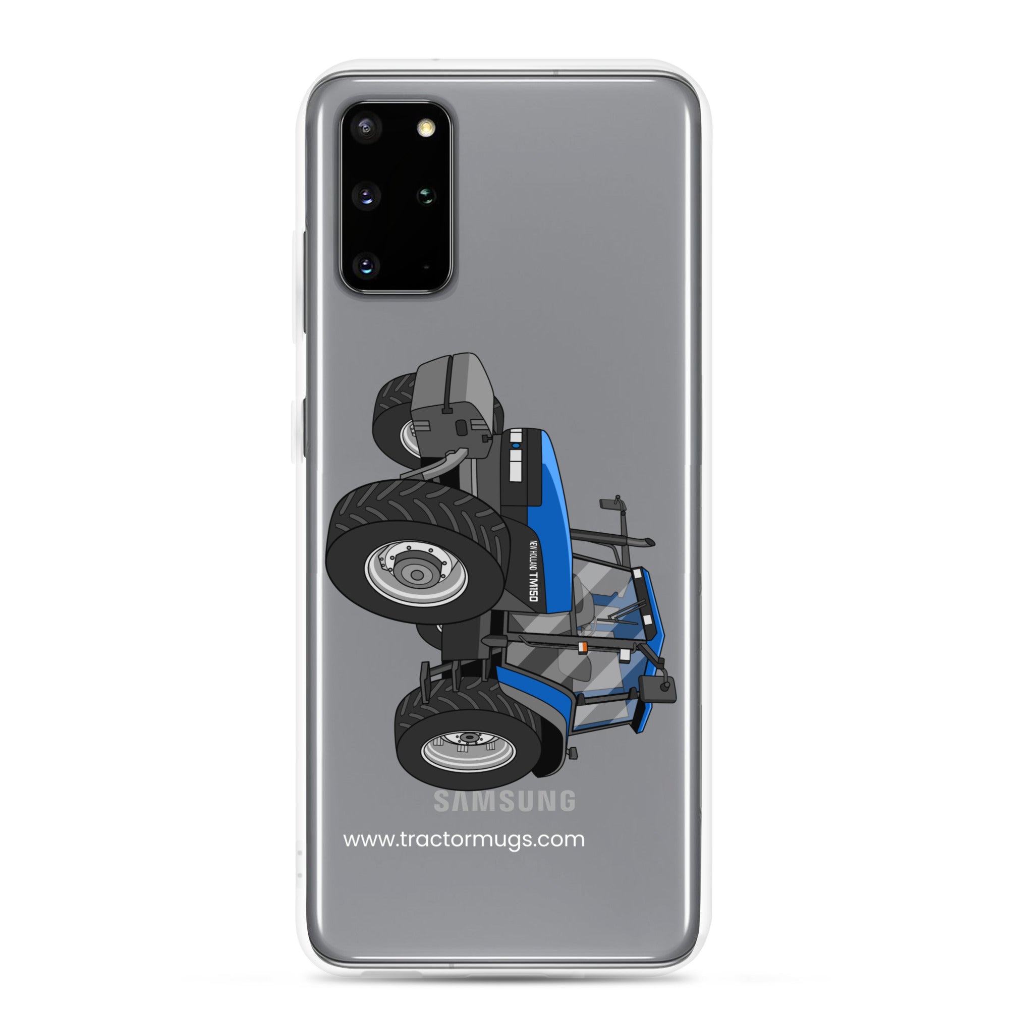 The Tractor Mugs Store Samsung Galaxy S20 Plus New Holland TM 150 Super Steer | Clear Case for Samsung® Quality Farmers Merch