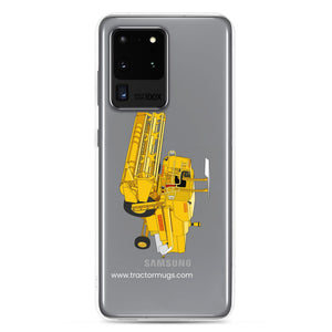 The Tractor Mugs Store Samsung Galaxy S20 Ultra Clayson 8060 Combine Harvester | Clear Case for Samsung® Quality Farmers Merch