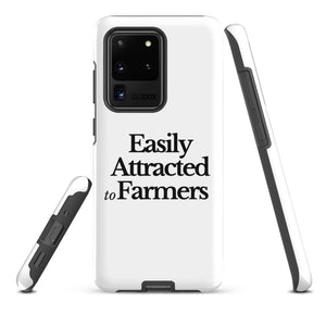 The Tractor Mugs Store Samsung Galaxy S20 Ultra EASILY ATTRACTED TO FARMERS | Tough case for Samsung® Quality Farmers Merch