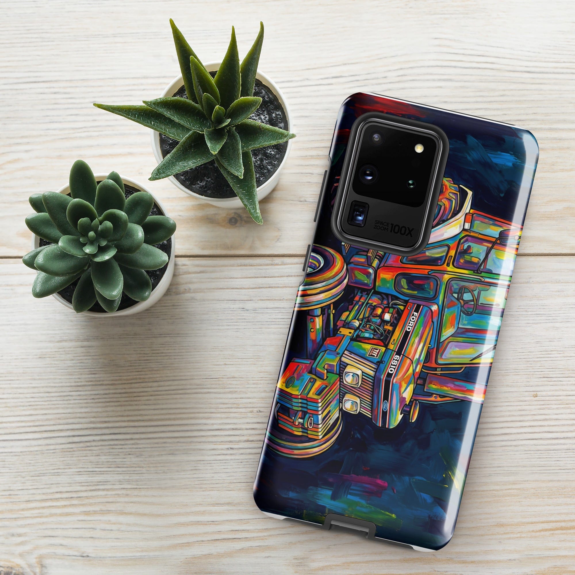 The Tractor Mugs Store Samsung Galaxy S20 Ultra Ford 6810 2WD | Splash Art Tough case for Samsung® Quality Farmers Merch