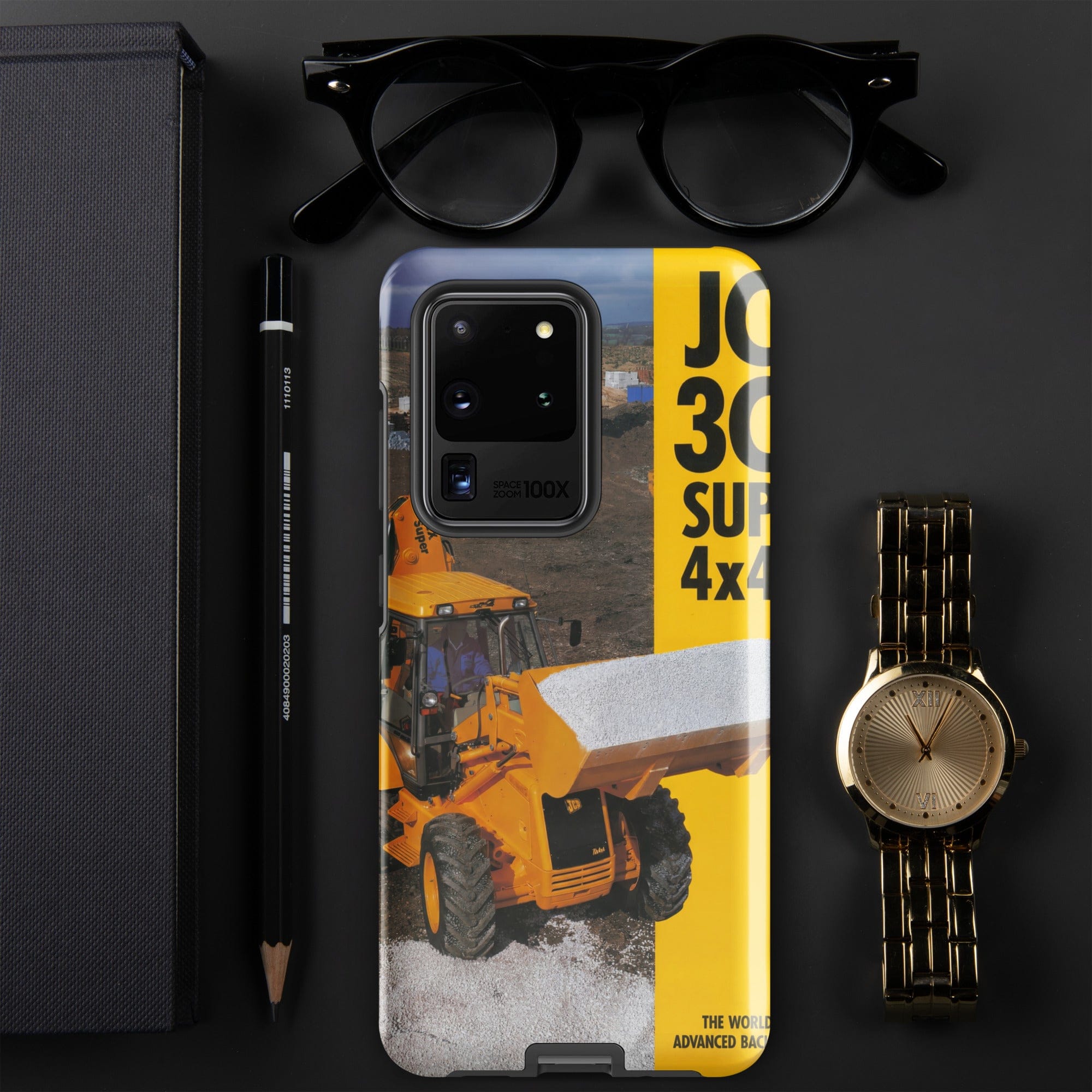 The Tractor Mugs Store Samsung Galaxy S20 Ultra JCB 3CX 4x4x4 Brochure | Tough case for Samsung® Quality Farmers Merch