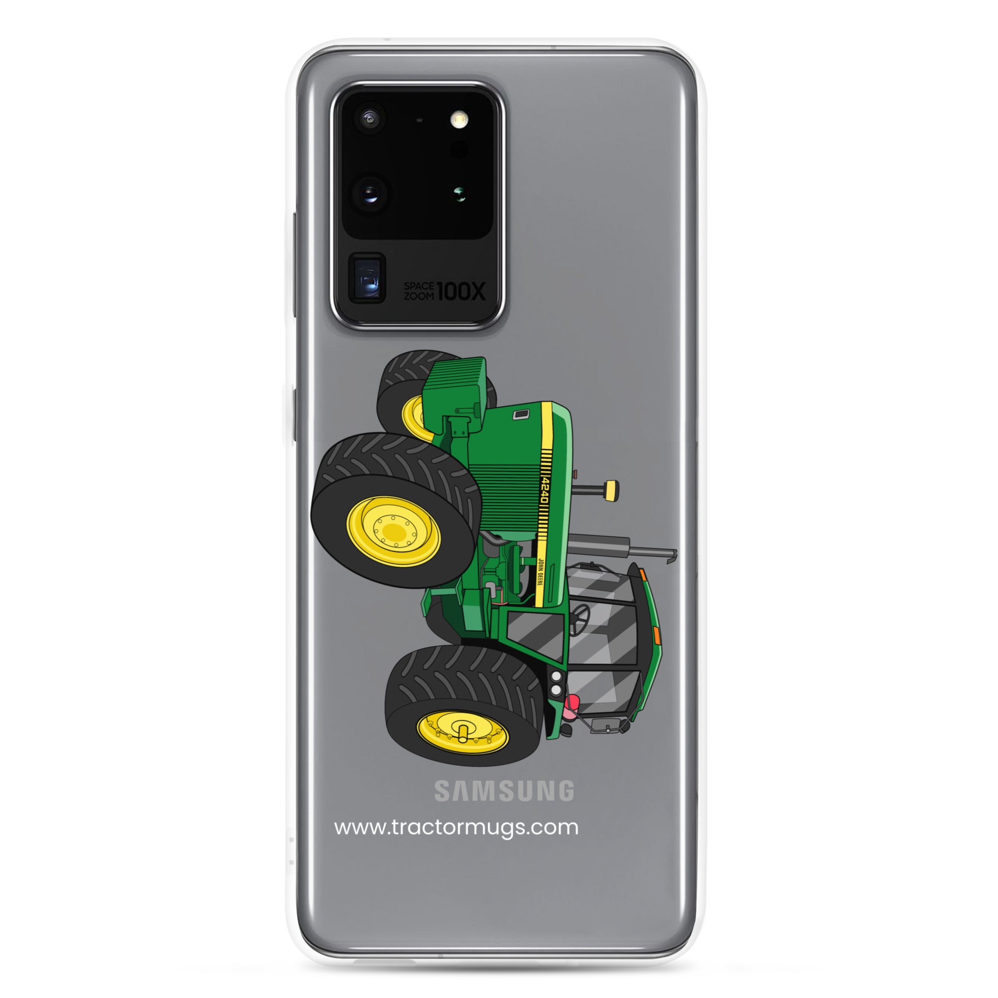 The Tractor Mugs Store Samsung Galaxy S20 Ultra John Deere 4240  |  Clear Case for Samsung® Quality Farmers Merch