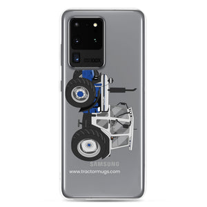 The Tractor Mugs Store Samsung Galaxy S20 Ultra Jubilee Edition Silver Tractor | Clear Case for Samsung® Quality Farmers Merch