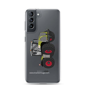 The Tractor Mugs Store Samsung Galaxy S21 Class Xerion 5000 Tractor VC | Clear Case for Samsung® Quality Farmers Merch