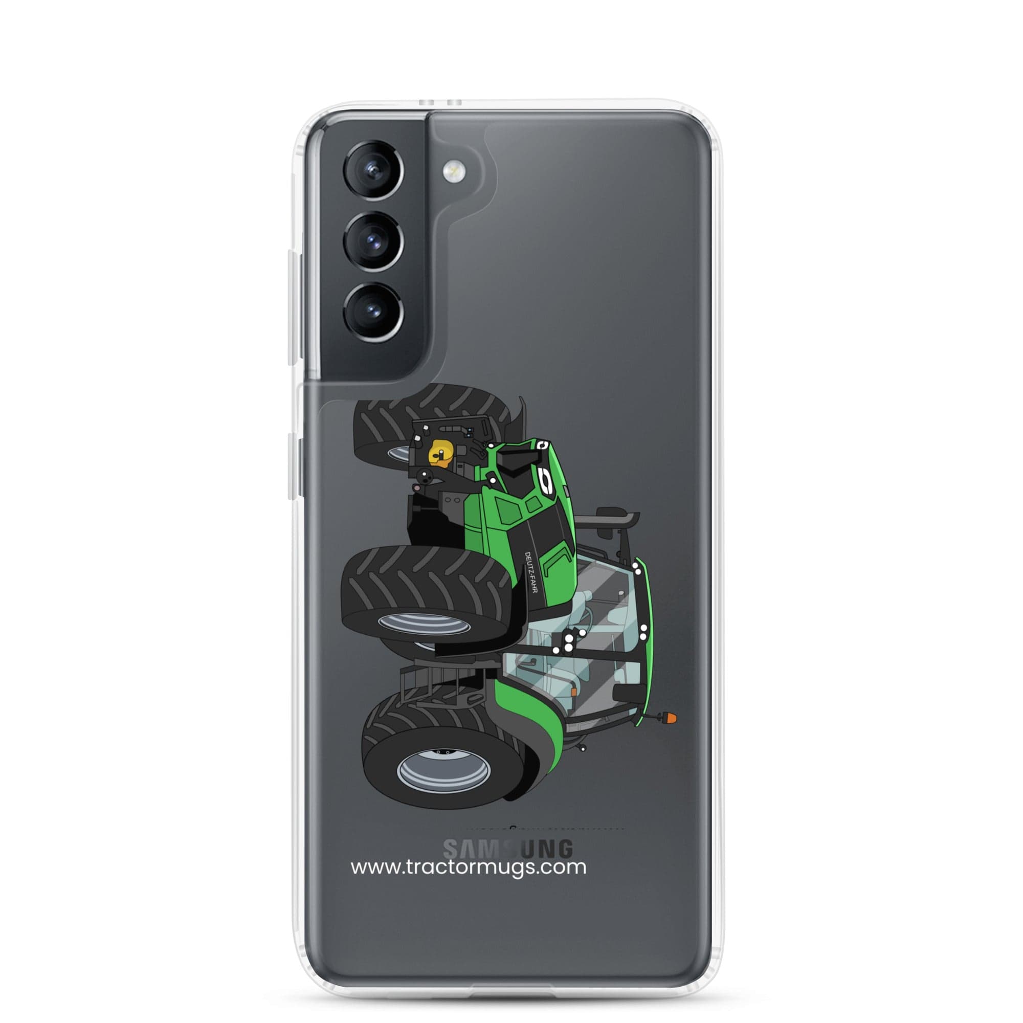 The Tractor Mugs Store Samsung Galaxy S21 Deutz - Fahr Agrotron 7250 Ttv | Clear Case for Samsung® Quality Farmers Merch