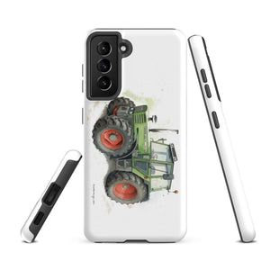 The Tractor Mugs Store Samsung Galaxy S21 FE Fendt 308 LSA 4WD Watercolor | Tough case for Samsung® Quality Farmers Merch
