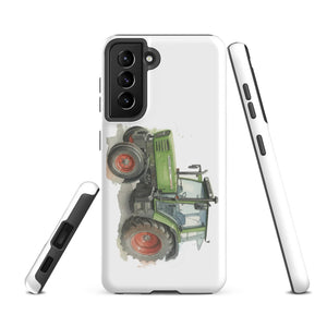 The Tractor Mugs Store Samsung Galaxy S21 FE Fendt Farmer 308 C Watercolor | Tough case for Samsung® Quality Farmers Merch