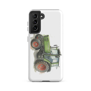 The Tractor Mugs Store Samsung Galaxy S21 FE Fendt Farmer 308 C Watercolor | Tough case for Samsung® Quality Farmers Merch