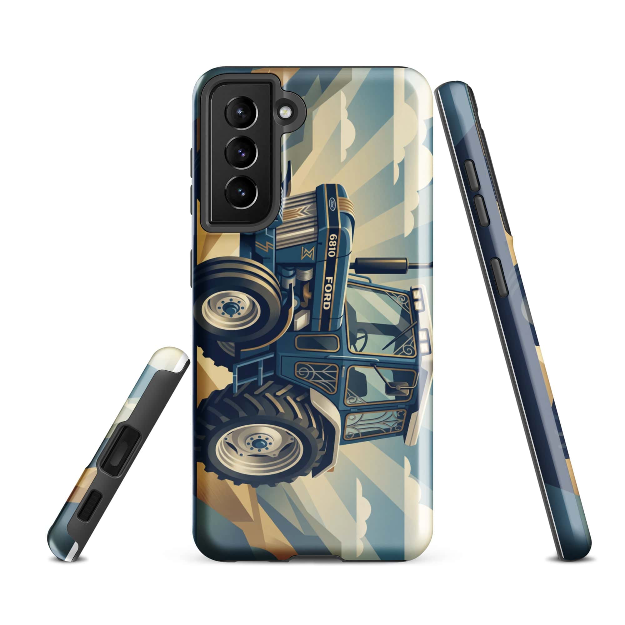 The Tractor Mugs Store Samsung Galaxy S21 FE Ford 6810 2WD | Art Deco Tough case for Samsung® Quality Farmers Merch