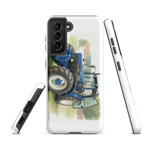The Tractor Mugs Store Samsung Galaxy S21 FE Ford 7840 Watercolor | Tough case for Samsung® Quality Farmers Merch