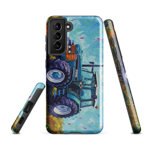 The Tractor Mugs Store Samsung Galaxy S21 FE Ford 8340 Splash Art | Tough case for Samsung® Quality Farmers Merch