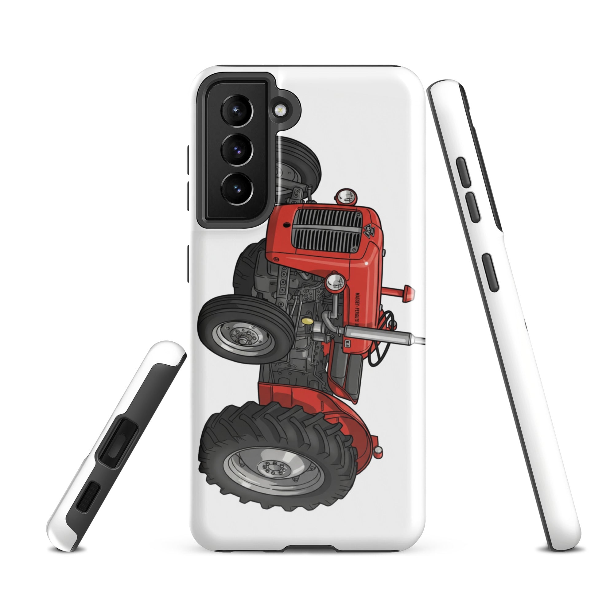 The Tractor Mugs Store Samsung Galaxy S21 FE Massey Ferguson 35X | Tough case for Samsung® Quality Farmers Merch