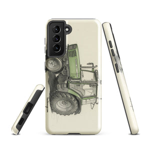 The Tractor Mugs Store Samsung Galaxy S21 Fendt Farmer 308 C Pencil Sketch | Tough case for Samsung® Quality Farmers Merch
