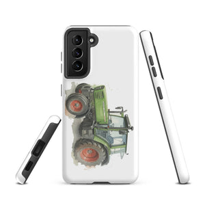 The Tractor Mugs Store Samsung Galaxy S21 Fendt Farmer 308 C Watercolor | Tough case for Samsung® Quality Farmers Merch