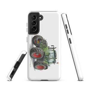 The Tractor Mugs Store Samsung Galaxy S21 Fendt Favorit 818 Watercolor | Tough case for Samsung® Quality Farmers Merch