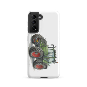 The Tractor Mugs Store Samsung Galaxy S21 Fendt Favorit 818 Watercolor | Tough case for Samsung® Quality Farmers Merch