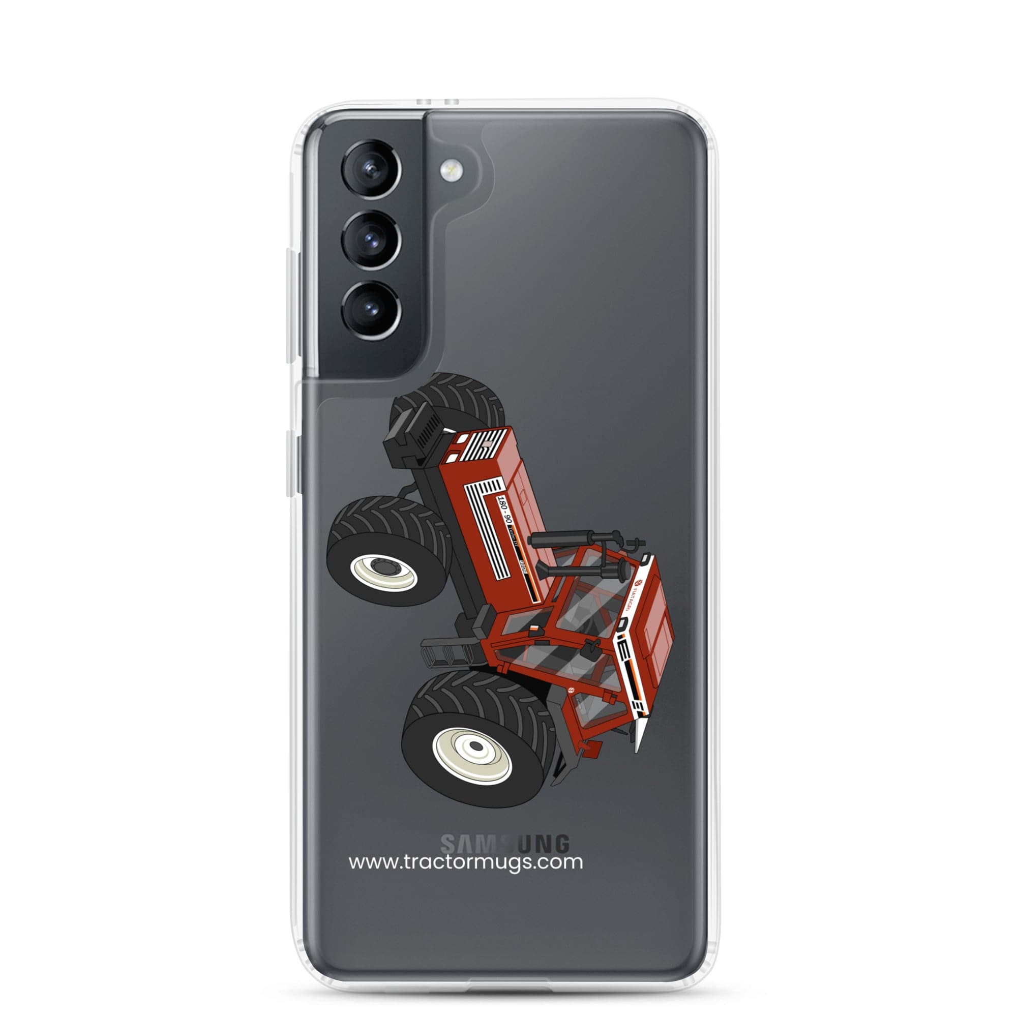 The Tractor Mugs Store Samsung Galaxy S21 Fiat180-90 | Clear Case for Samsung® Quality Farmers Merch